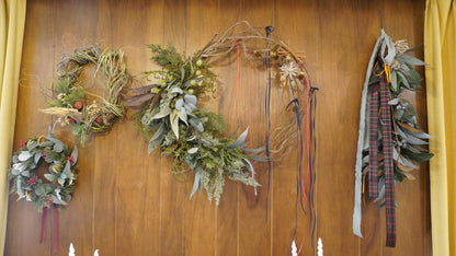 クリスマスリース【ボタニカルフロー・タイ】