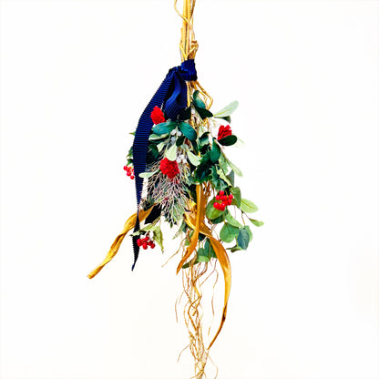 クリスマススワッグ【ソーラーフラワースワッグ】