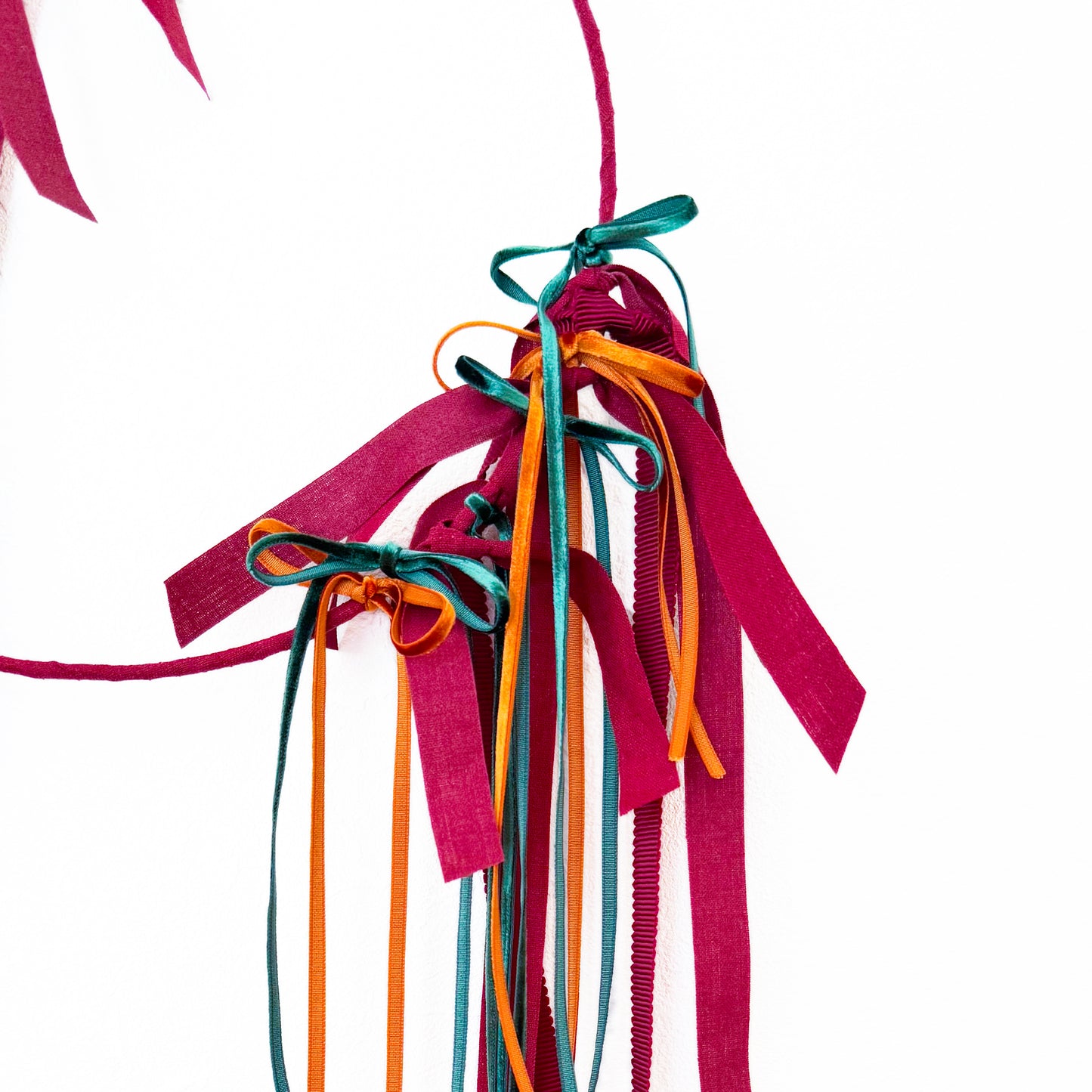 クリスマスリース【リボンデコレーションリース】