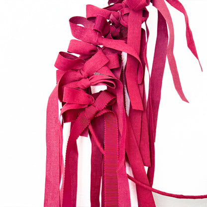 クリスマスリース【リボンデコレーションリース】