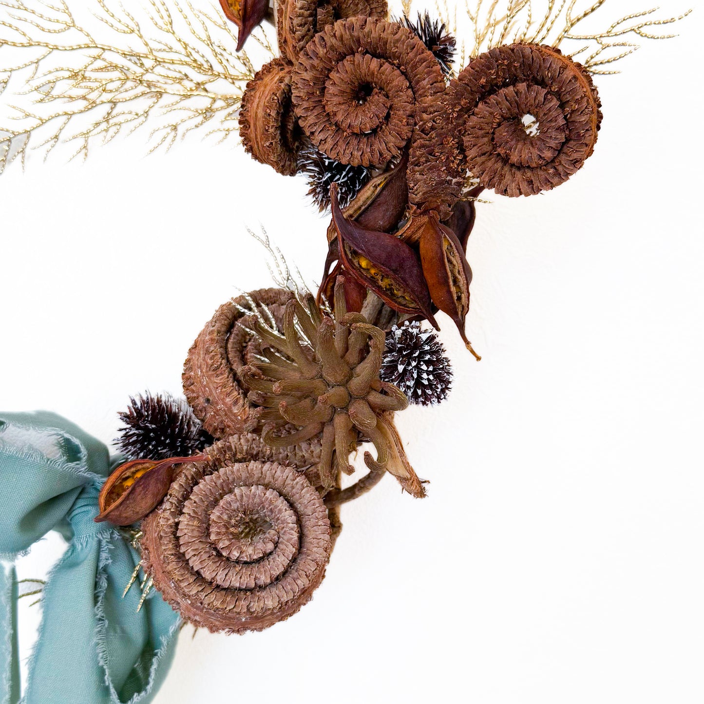 クリスマスリース【シェイプホーン・ミニリース】