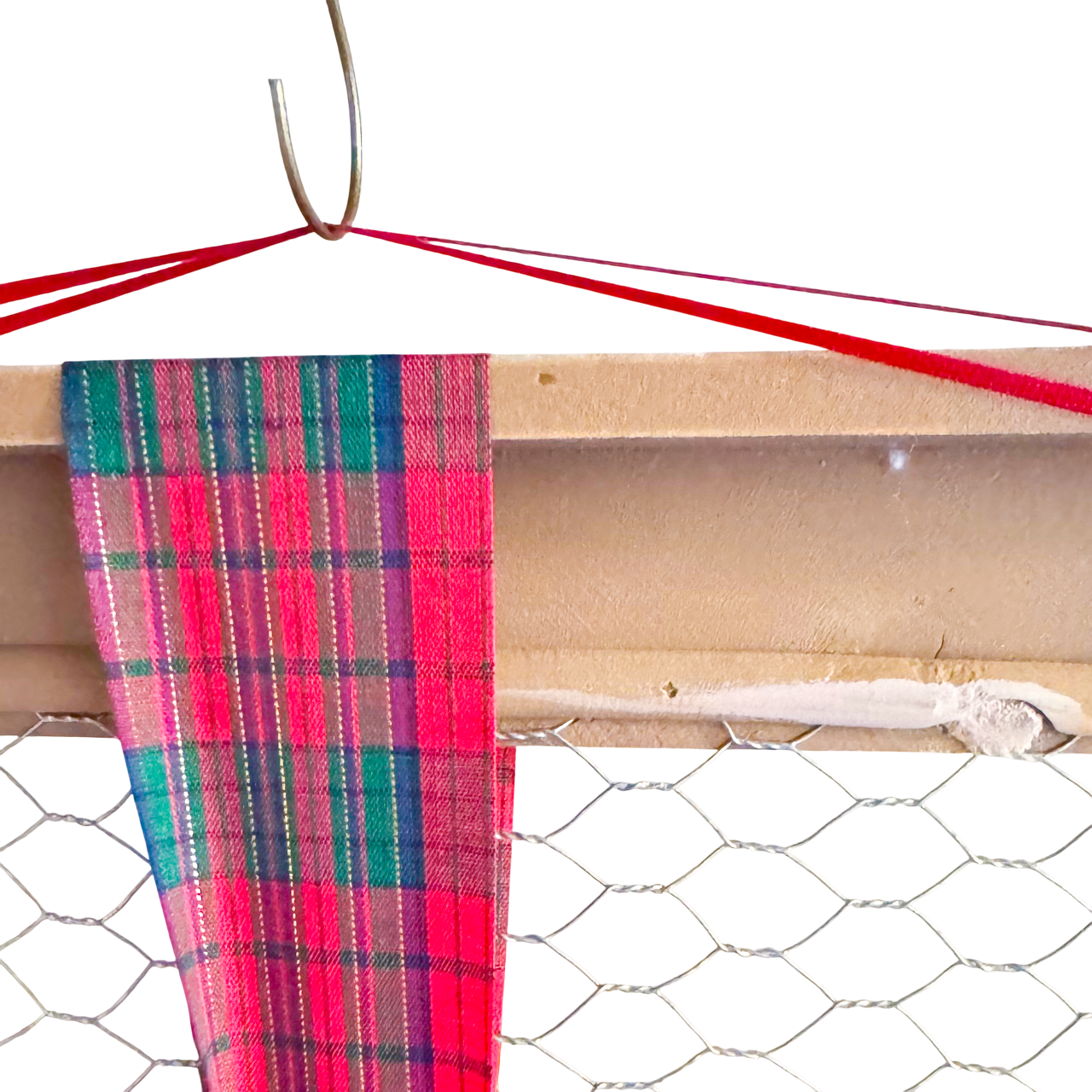 クリスマスアレンジメント【ポインセチア×リボンフレームアレンジ】