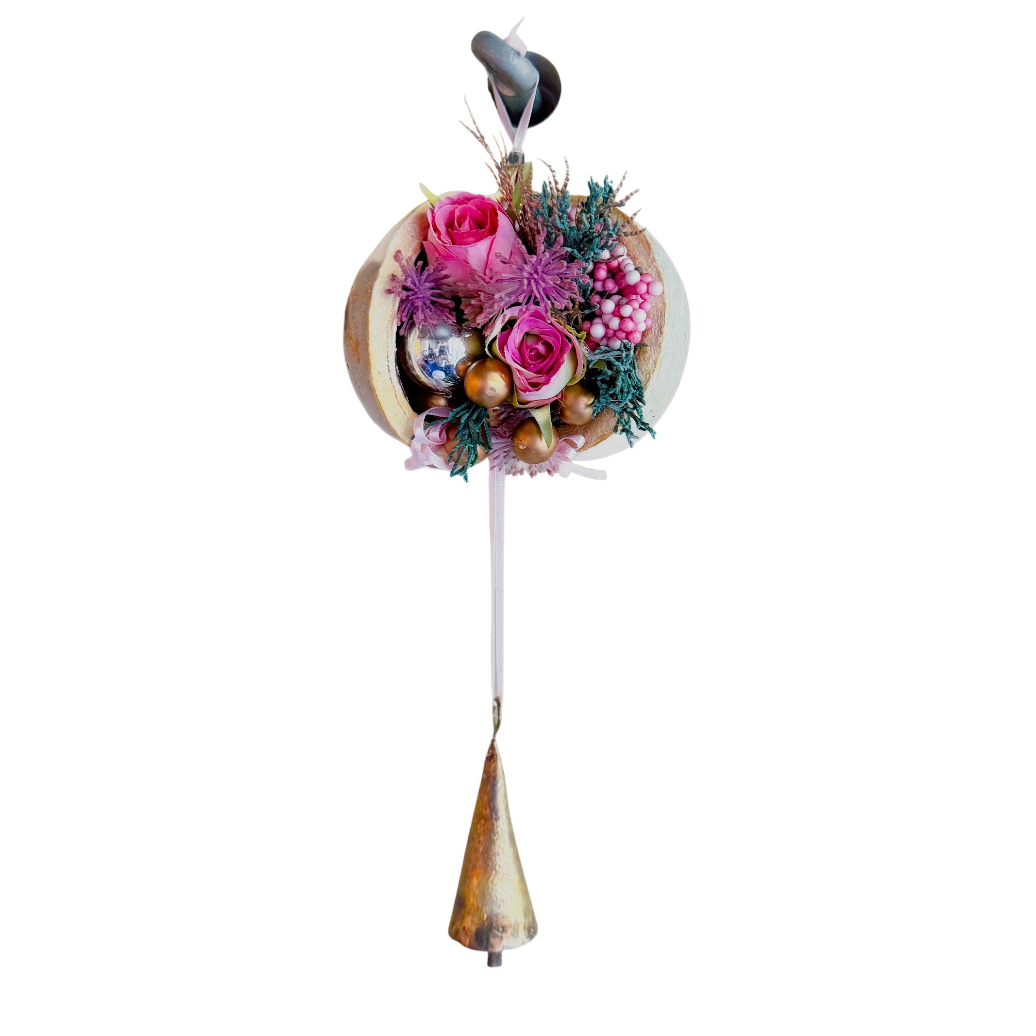 クリスマススワッグ【ホワイト×ピンク ブッダナッツスワッグ】