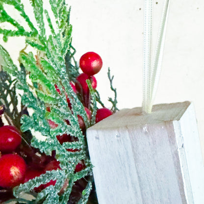 クリスマススワッグ【ヒカゲノカズラ×リボンスワッグ】